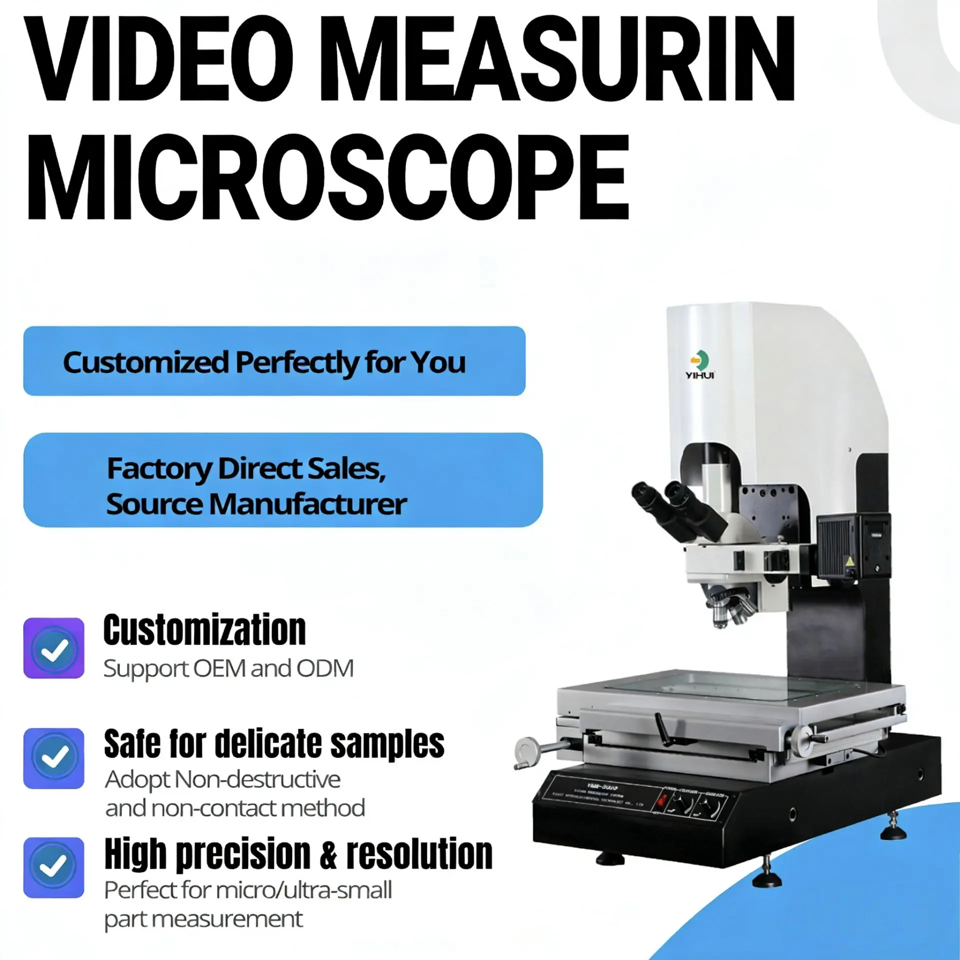 High Quality Optical Measuring Machine Microscope factory