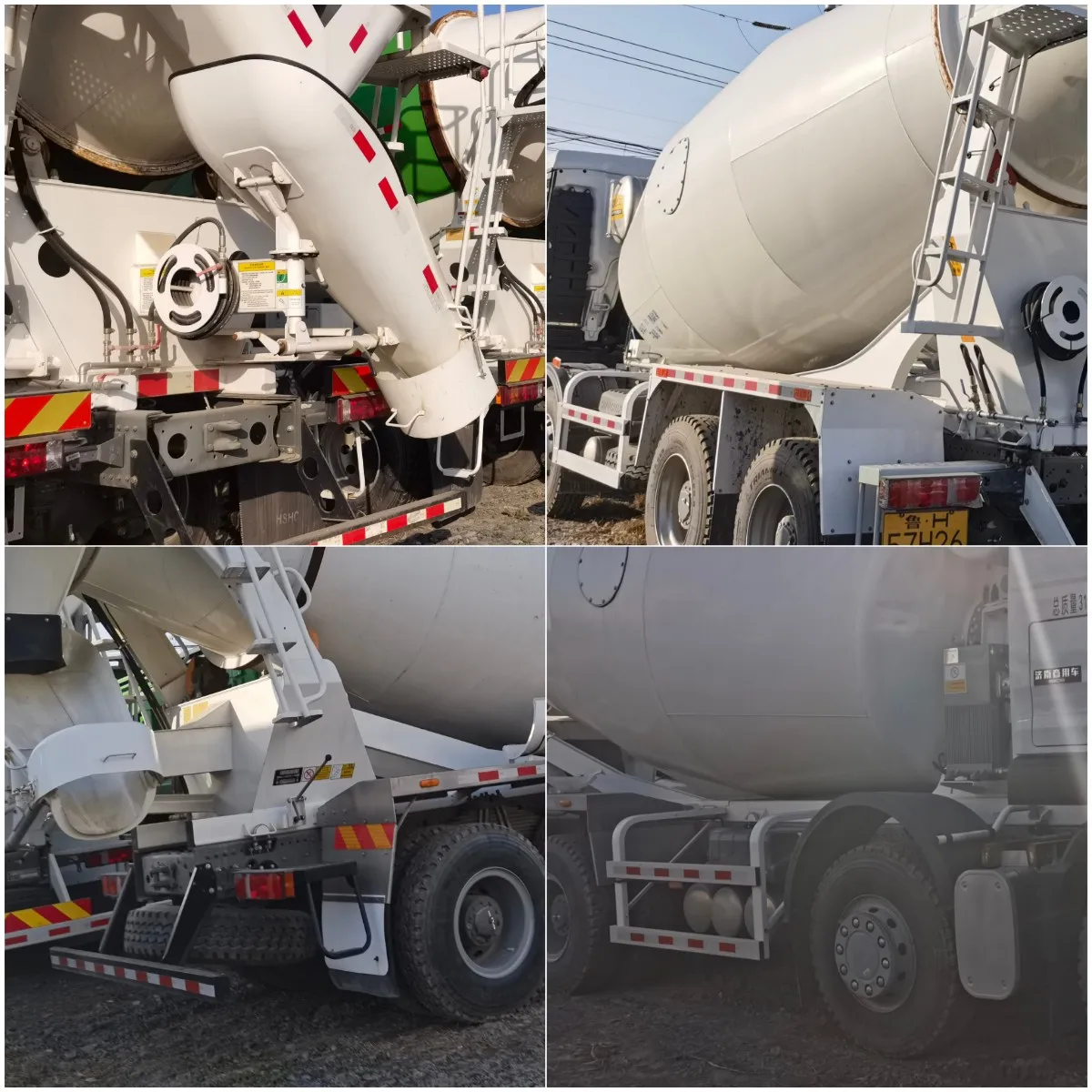 Used Second Hand Concrete Mixer Truck Left Right Drive Customized 8x4