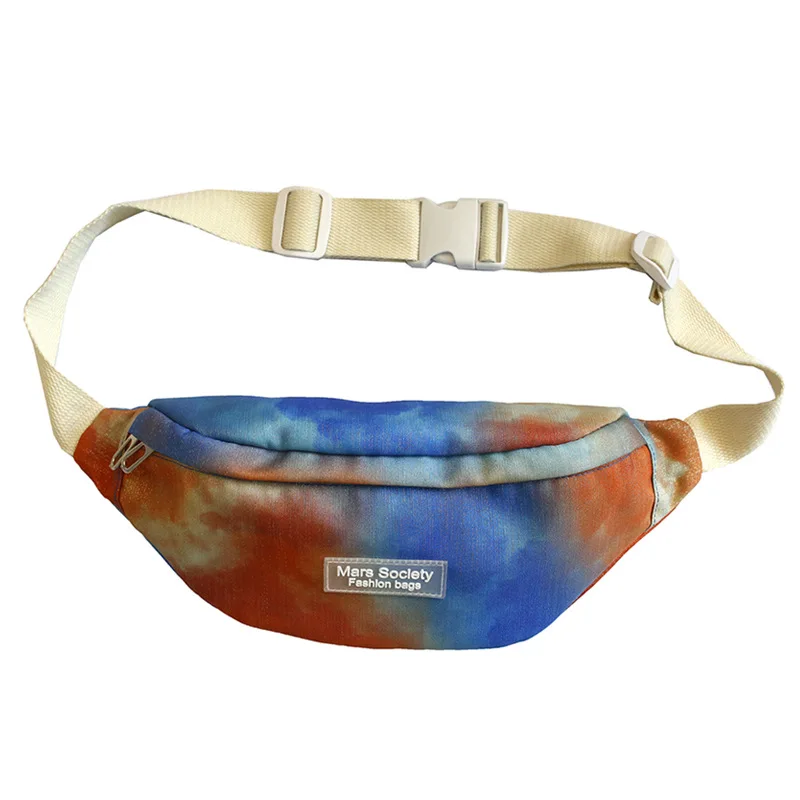 tie dye fanny pack
