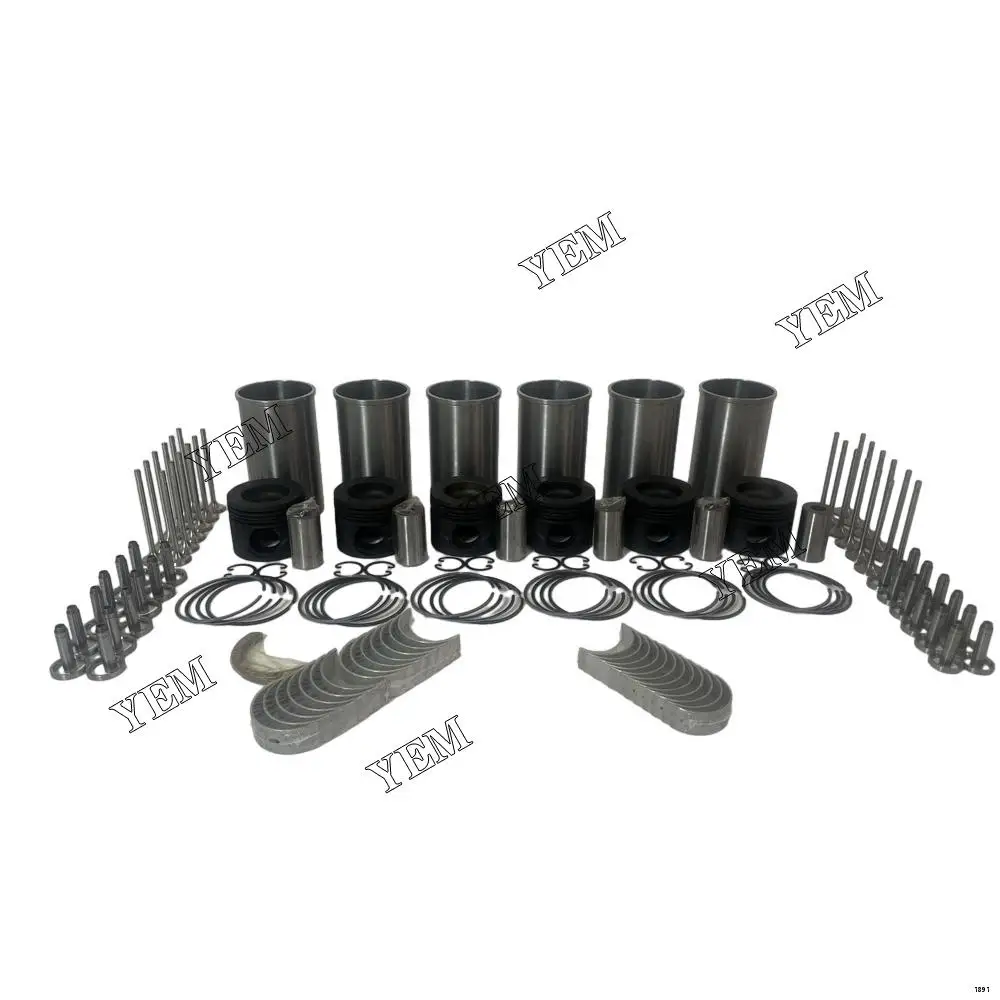 P11C Engine Overhaul Kit With Cylinder Liner Piston Rings Set Engine Bearings Valves for Hino