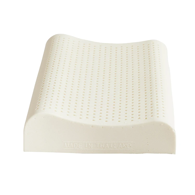 Traditional Local Wave Shape Latex Foam  Pillow for Sleeping