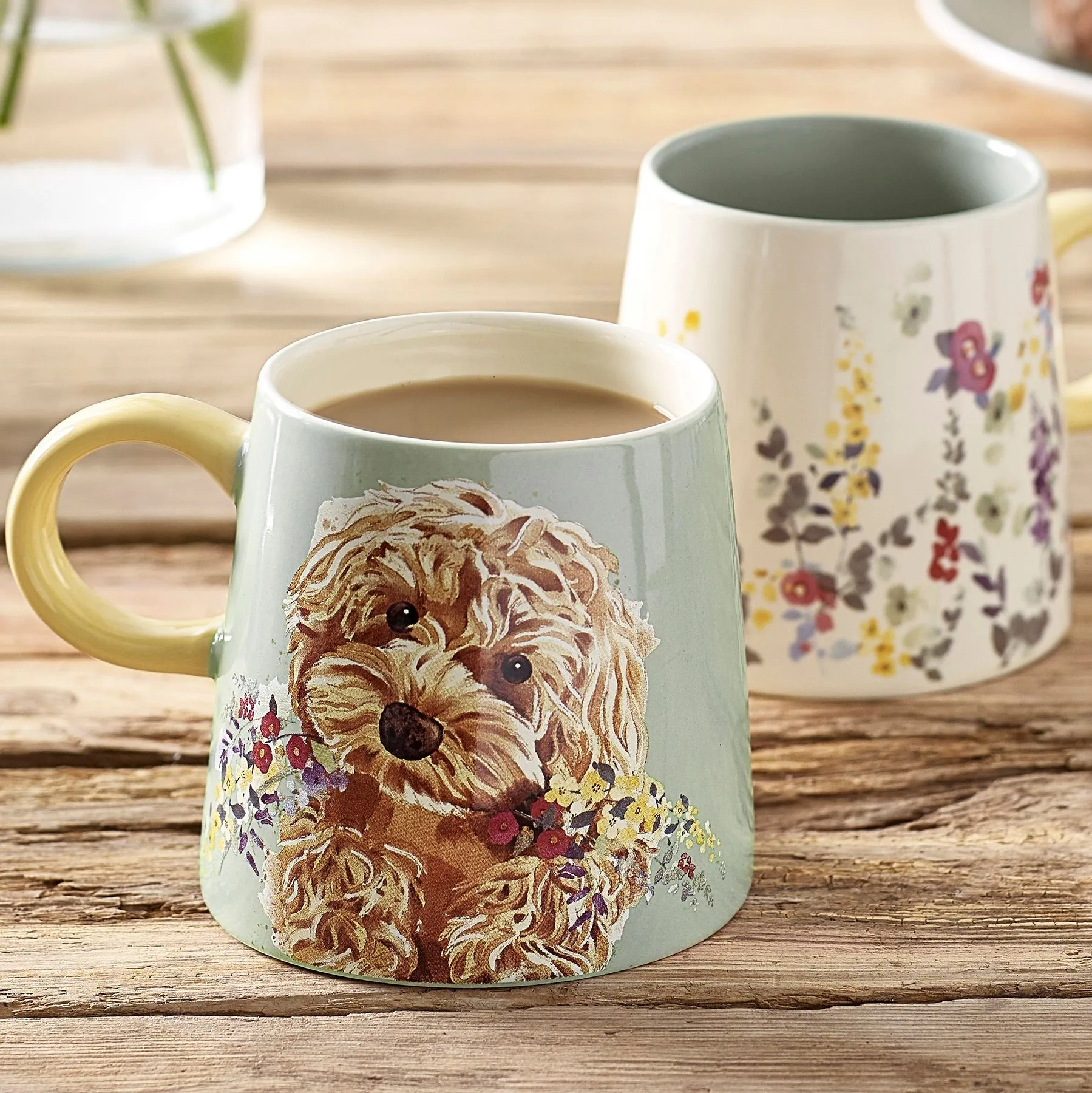 Sage Green Set Of 2 Mugs Classic Lovely Gift Customize Coffee Mug With