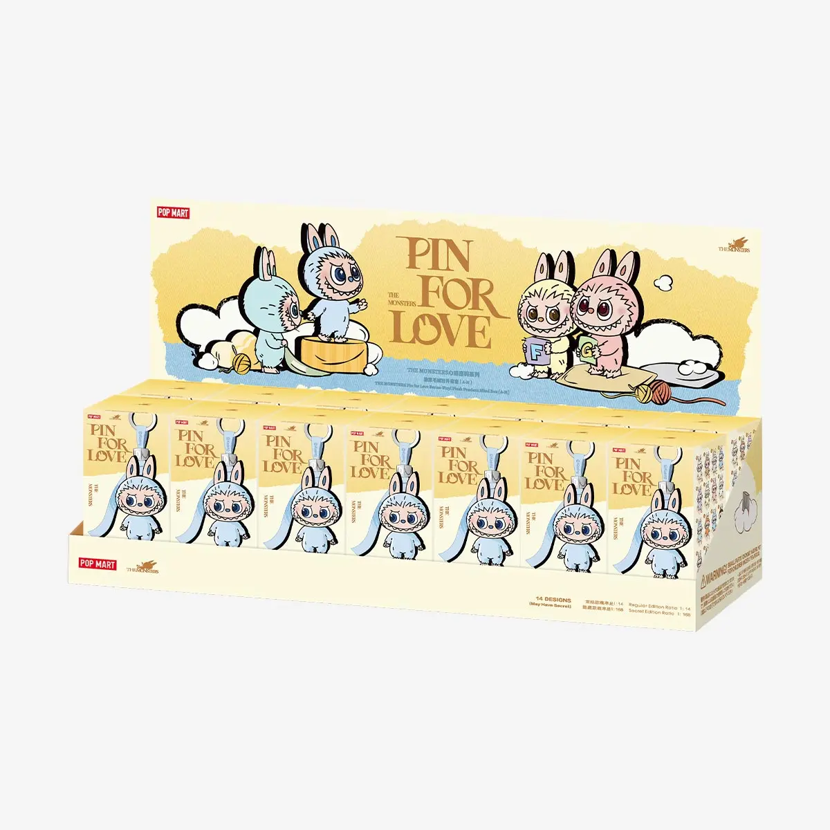 Original Labubu V3 Plush Mystery Box with 6 Cute Dolls Toys