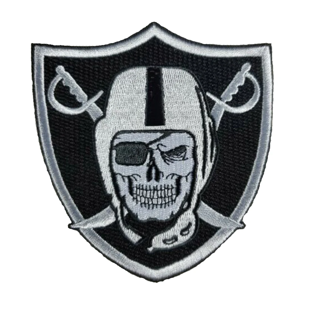 Las Vegas Raiders HUGE 9 Iron or Sew On Embroidered Patch ~Free Shipping!
