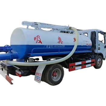 Fecal suction truck/Dongfeng 4x2 fecal suction truck/Euro 4 sewage suction truck