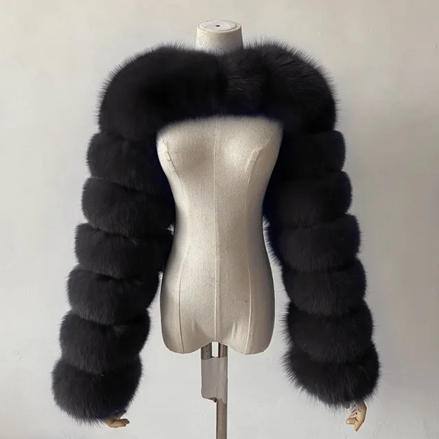 Wholesale 2023 Winter And Autumn Fur Coat Women O Neck And Long Sleeves ...