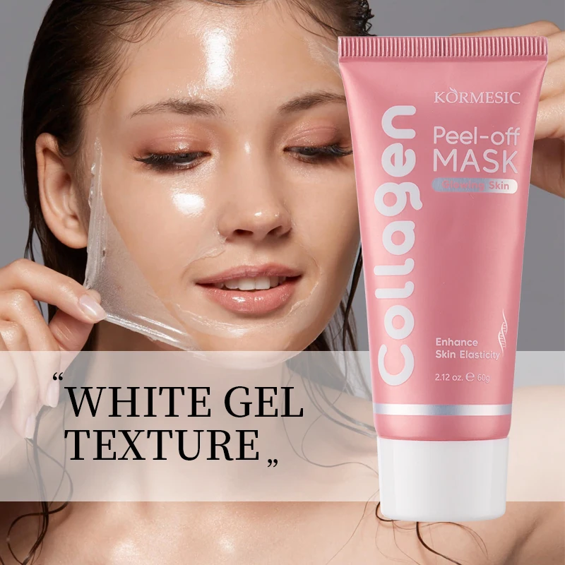 KORMESIC 60g Wholesale Moisturizing Brighten Hydrating Enhance Skin Elasticiry Collagen Night Wrapping Peel Off Facial Mask