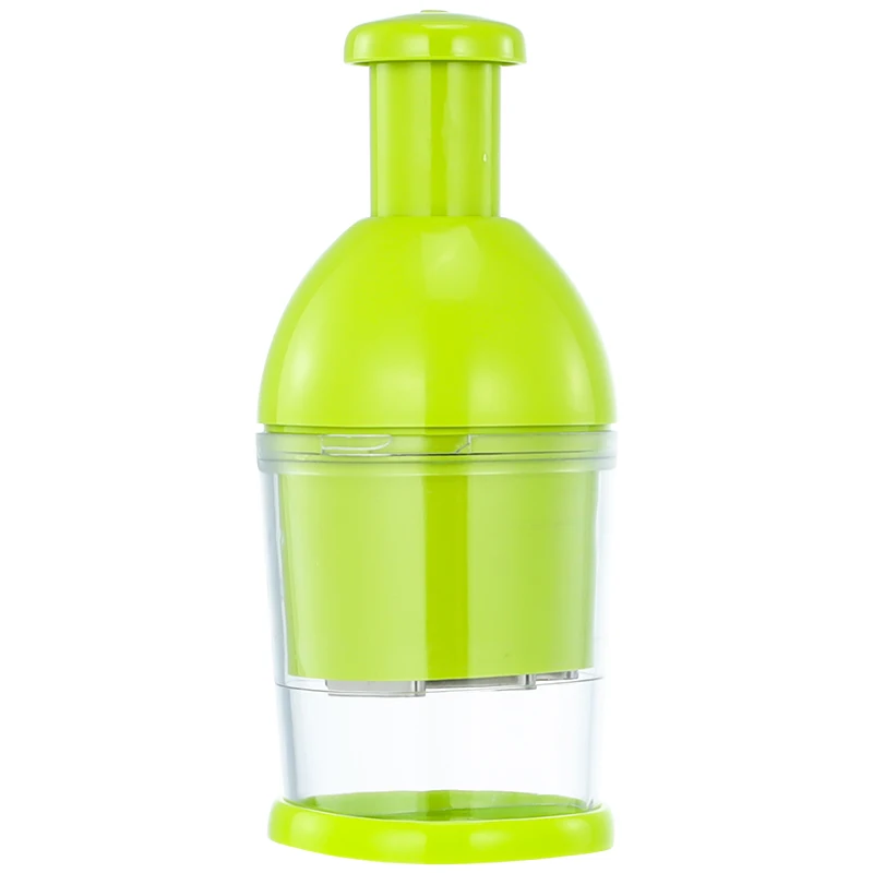 Tagliaverdure Multifunzionale A Rullo In Acciaio Inox - Tritacipolle E Aglio Manuale - Gadget Da Cucina Verde