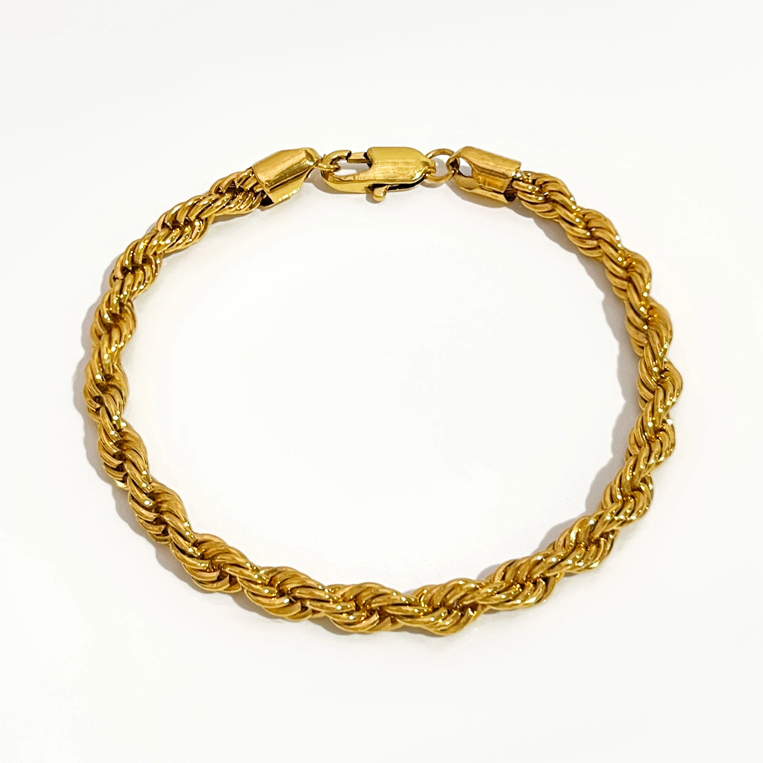 Gold Rope Bracelets - 10kt and 14kt Yellow Gold | Lirys Jewelry – Liry's  Jewelry