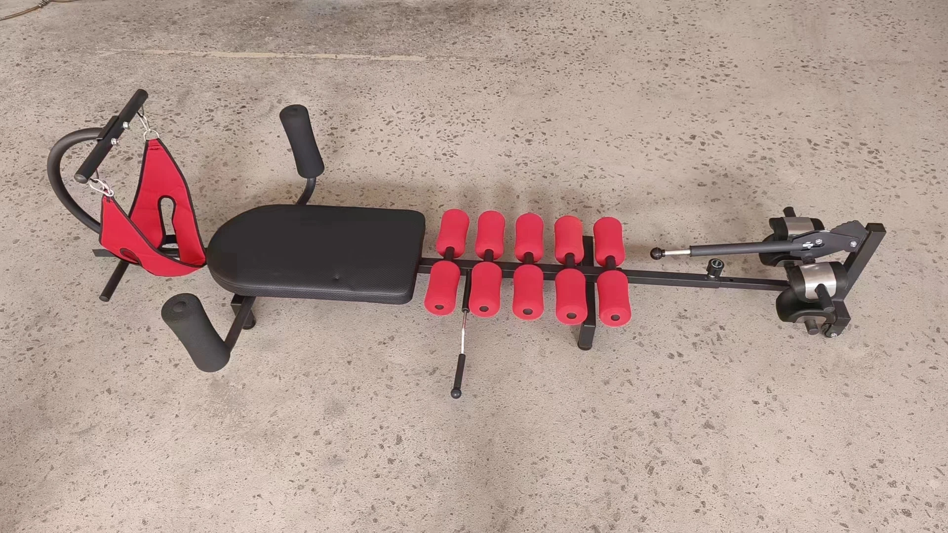 ストレッチ器具 腰部牽引ベッド 首・全身ストレッチャー 背骨伸展器 