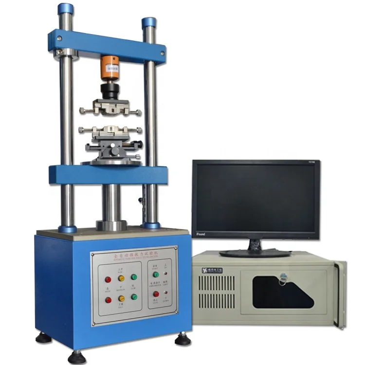 ZONHOW Connector Pull Out Test Equipment, 1220S Insert and Extract Force Test Machine, USB Socket Pull Out Plug Test Equipment