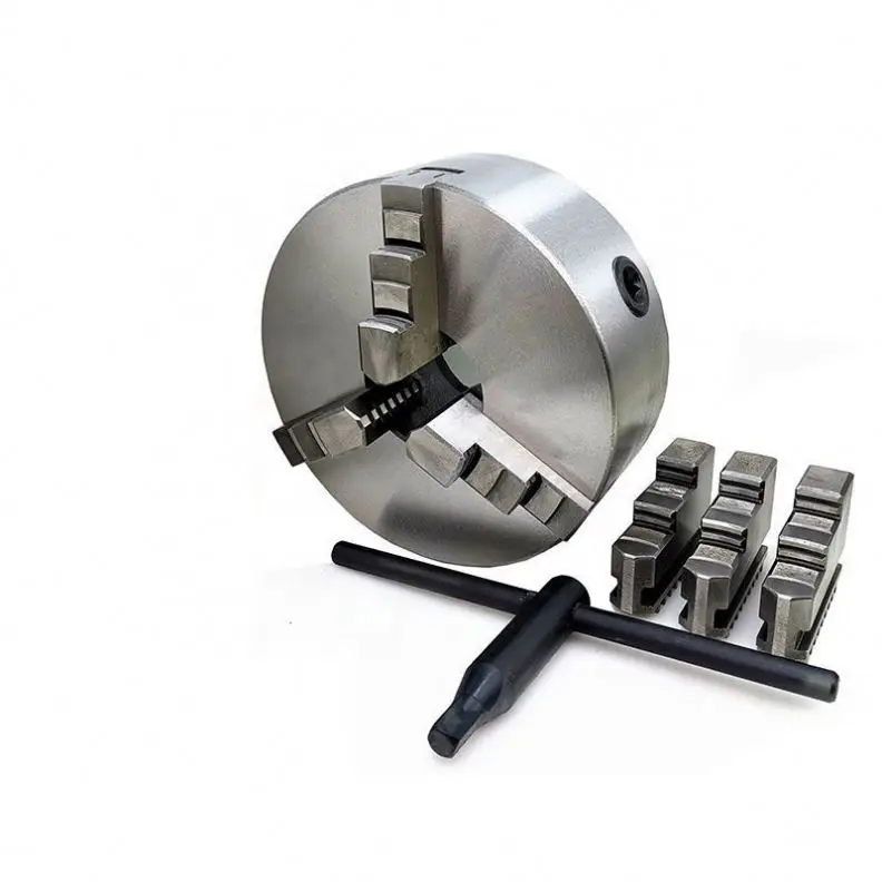 K11-80/100/130/160/200 Lathe Chuck 3 Jaw Self-Centering K11-125 Sanou Brand 3 Jaw Chuck Metal Chuck for Mini Metal Lathe
