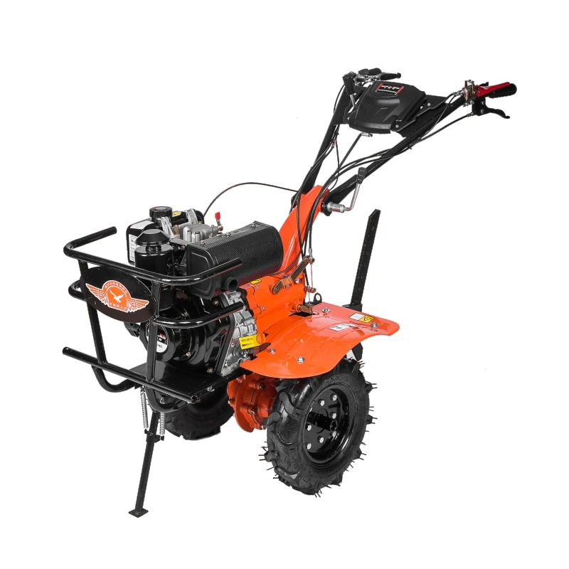 Cultivateur rotatif miniature 5CV 7CV portable pour tracteur de jardin domestique, machine agricole à moteur diesel pour la culture des terres