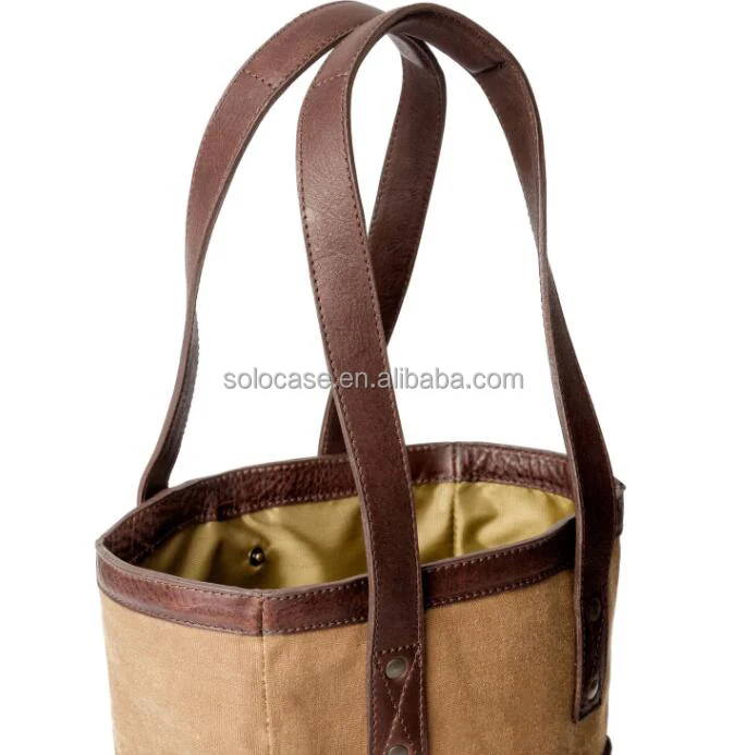 Reusable Travel Leather Wine Tote Bag