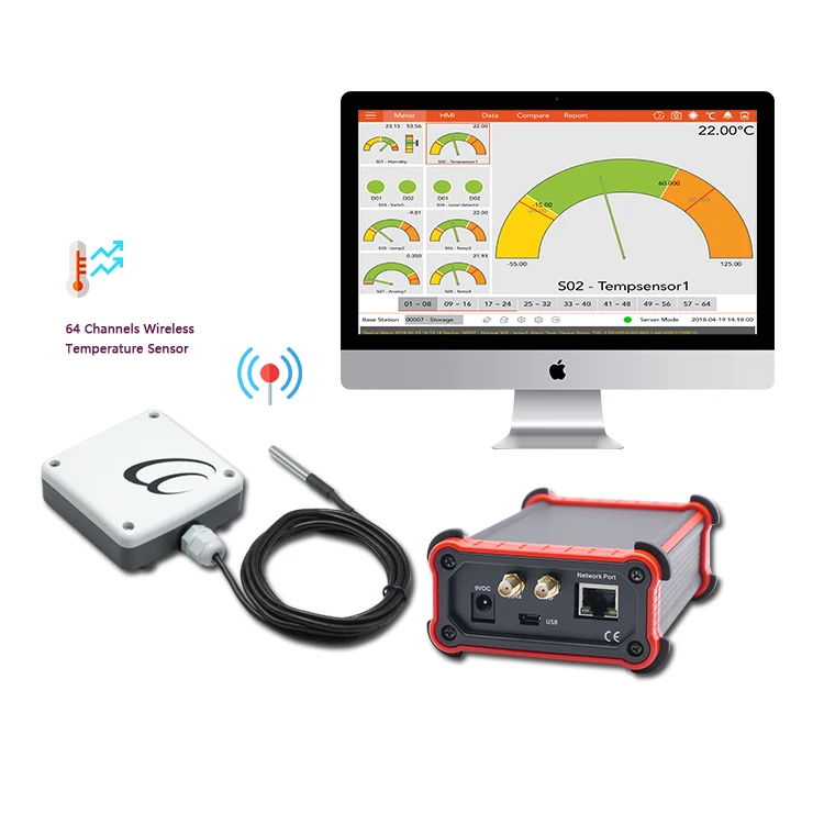 wireless temperature sensor remote temperature monitoring