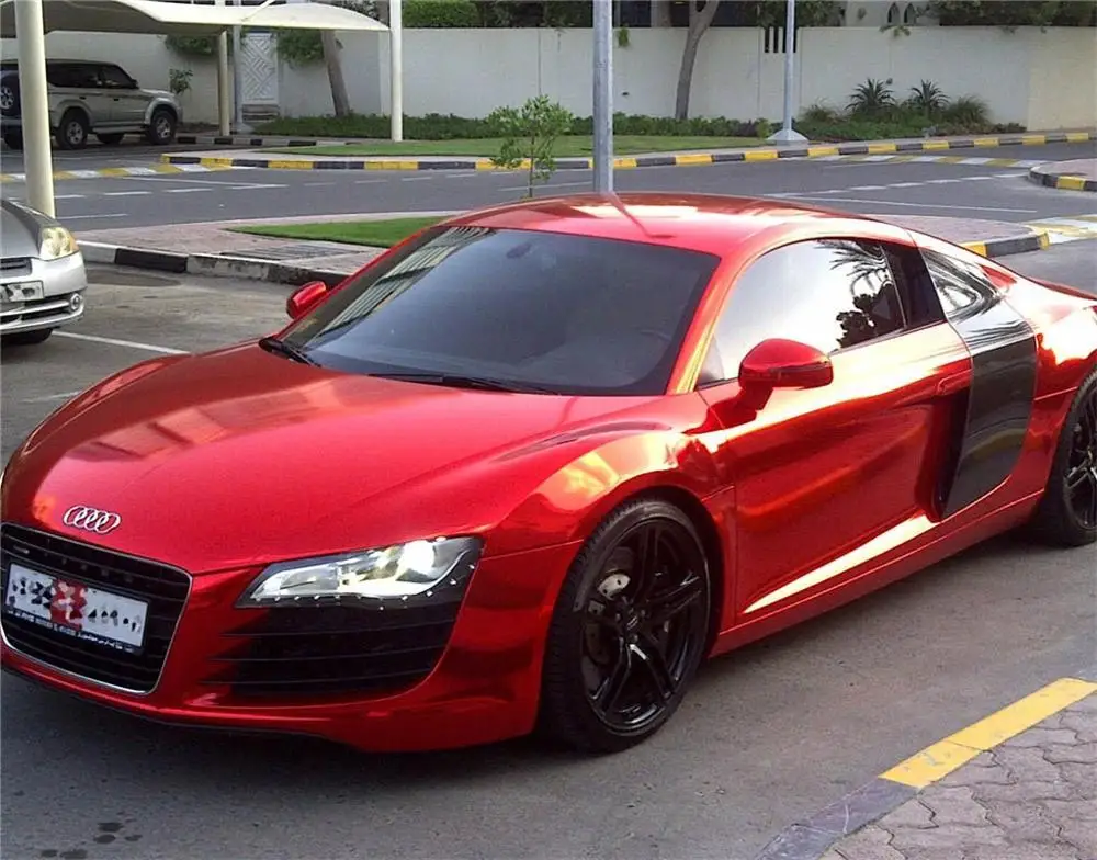 Red Mirror Chrome Vinyl Wrap