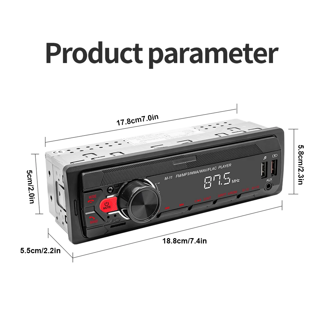 11 Buttons Car Multimedia Player Wireless Control Battery Operated Vehicle MP3 DVD Stereo Button Wireless Control for Car Radio