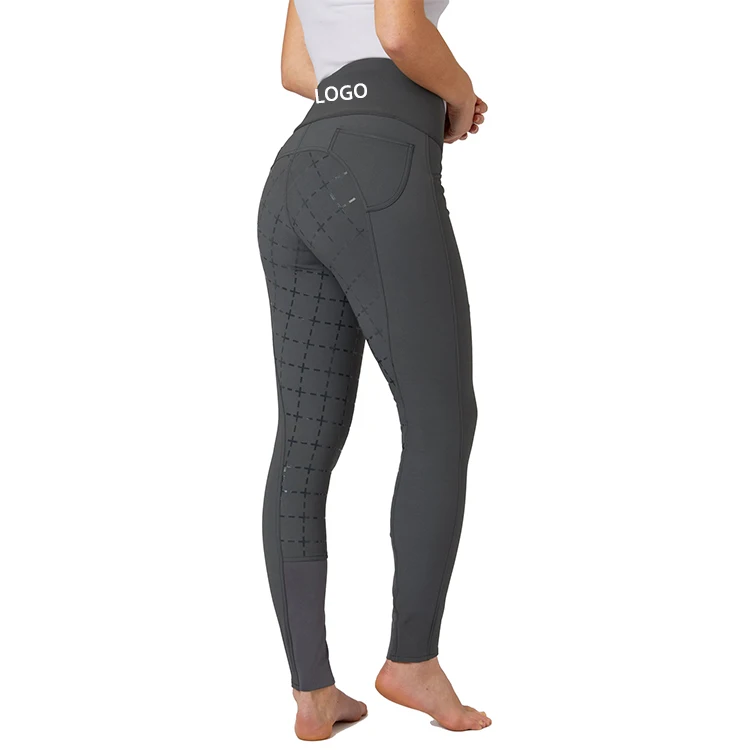 Leggings d'équitation pour femmes, avec poches, pantalons d