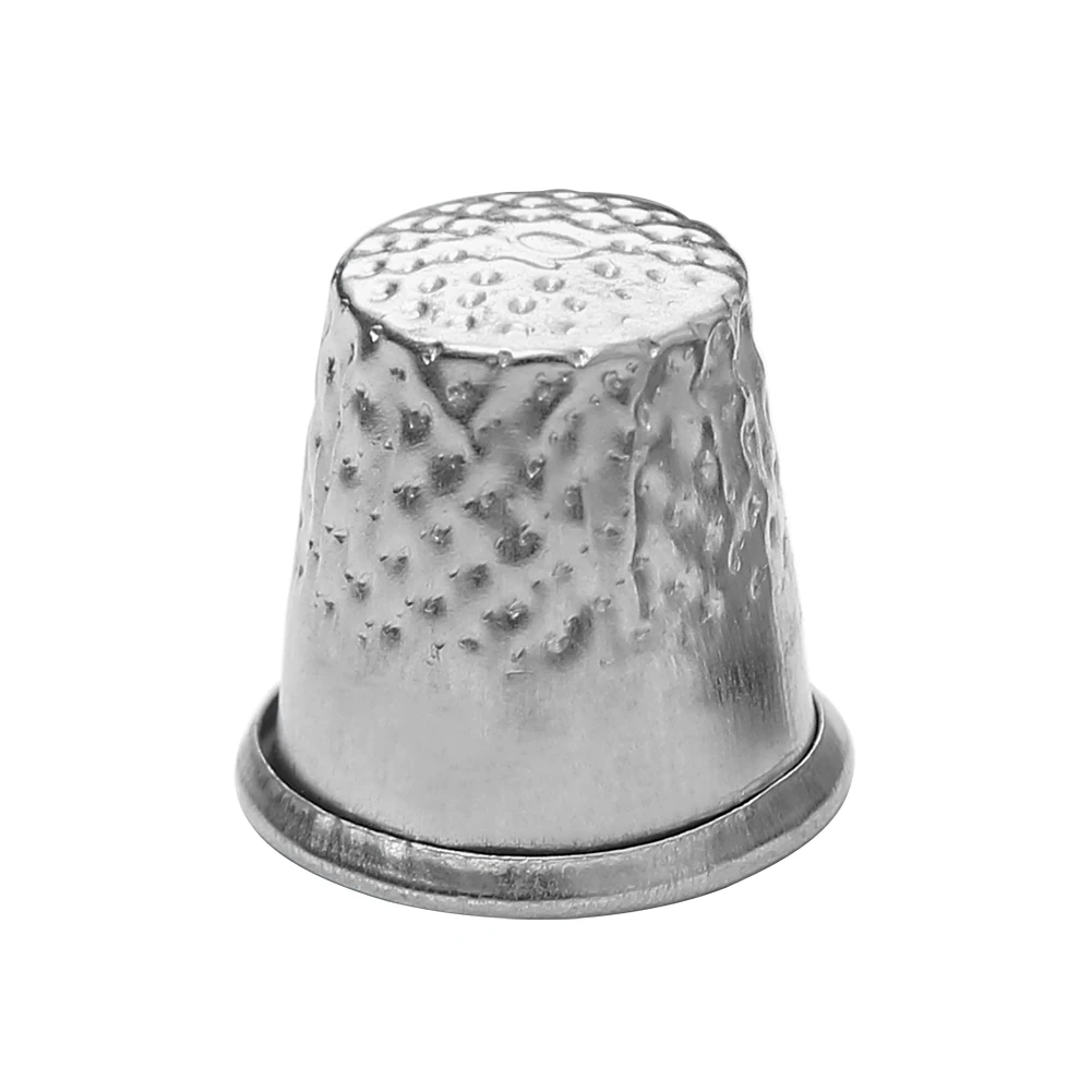 TXSN Lot De 4 Dés à Coudre Métal Argenté - Protection Doigts Couture