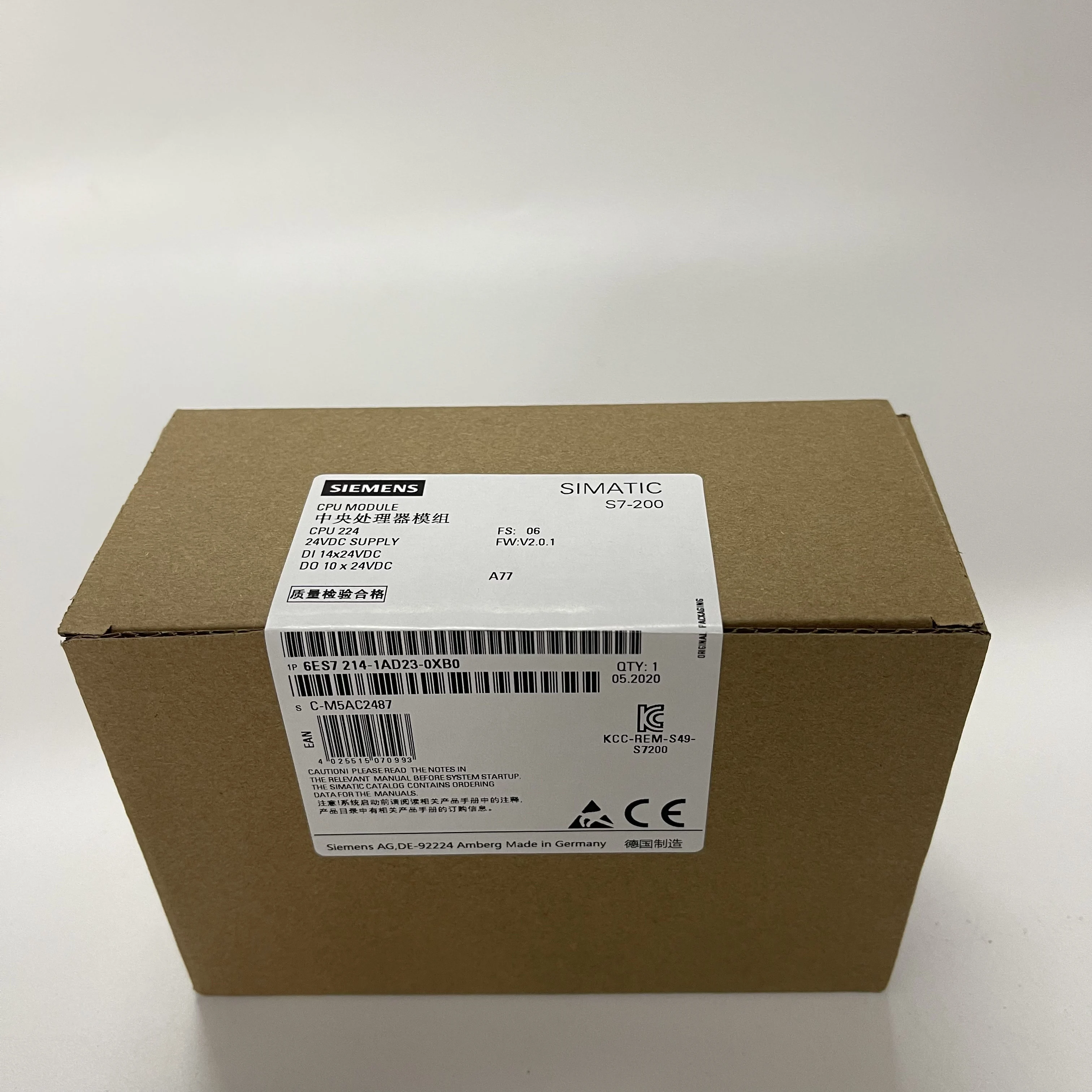 Siemens CPU Module 6ES7214-1AD23-0XB0