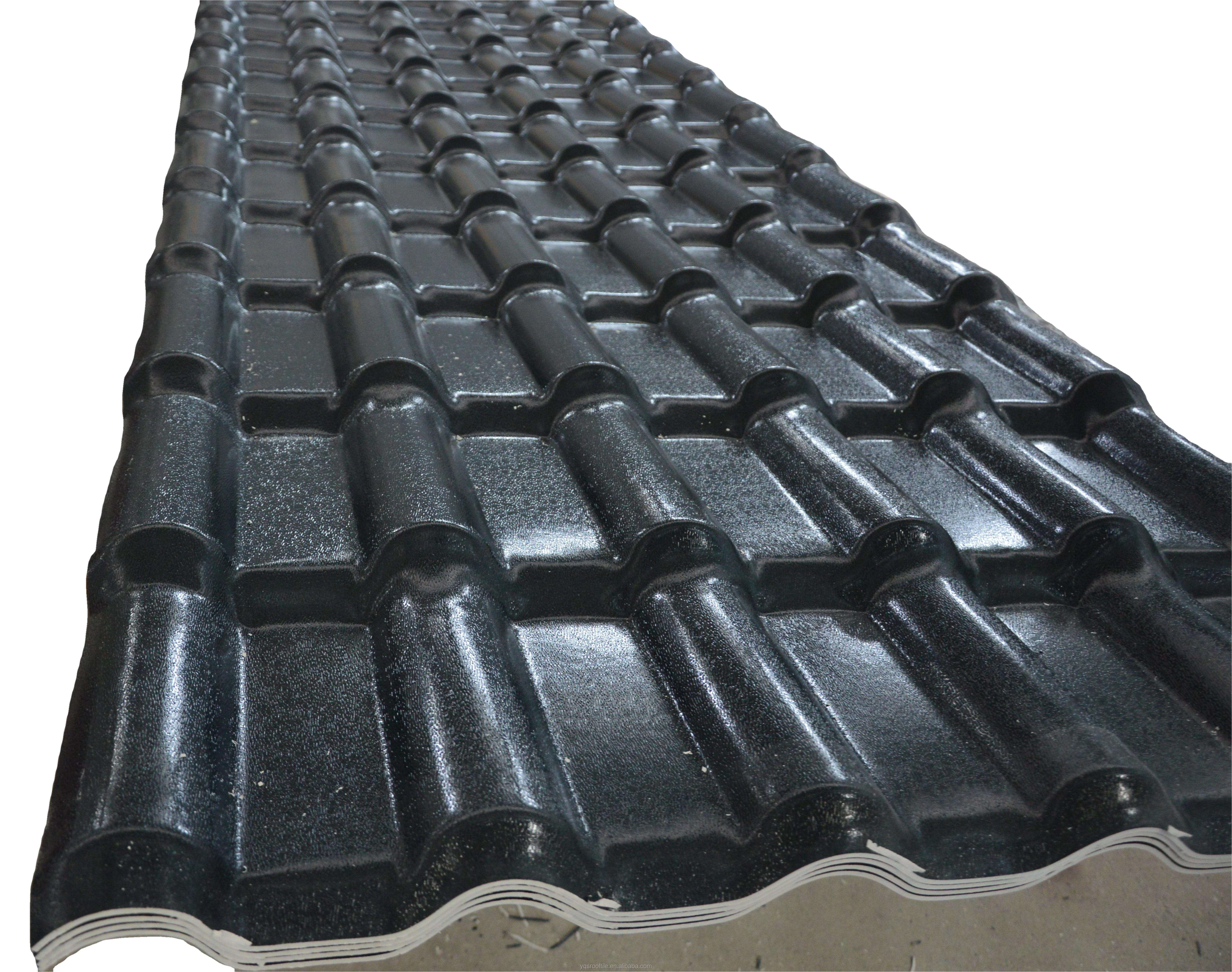 ASA Synthetic Resin Roofing Shingles UPVC Corrugated Plastic Building Materials for House Construction for Roof Sheet