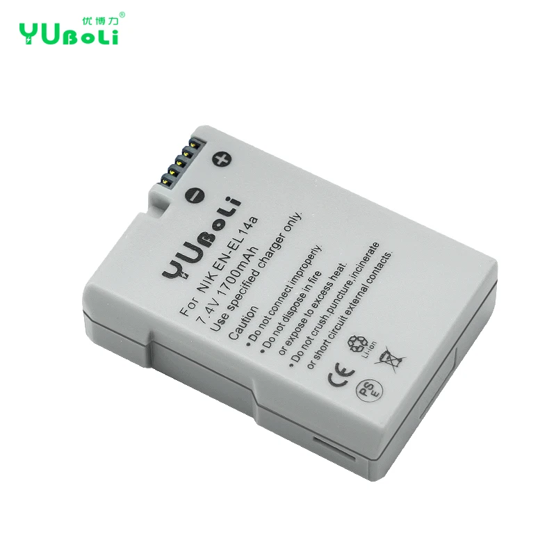 Best Value 1700mAh Digital Camera Battery EN-EL14a ENEL14a EL14a for Nikon D5600 P7700 P7100 D3400 D5500 D5300