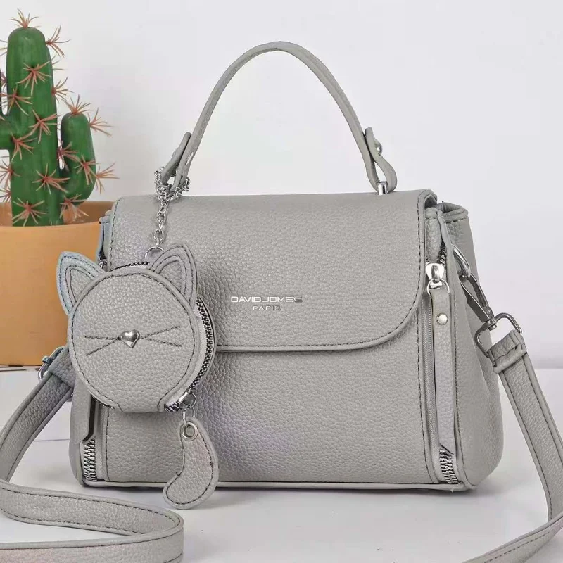 2025 Designer Women's PU Leather Handbags Shoulder Bags Zipper Closure Sacs Main Pourbag aperçu 5