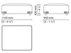 115*95*42 centimetri