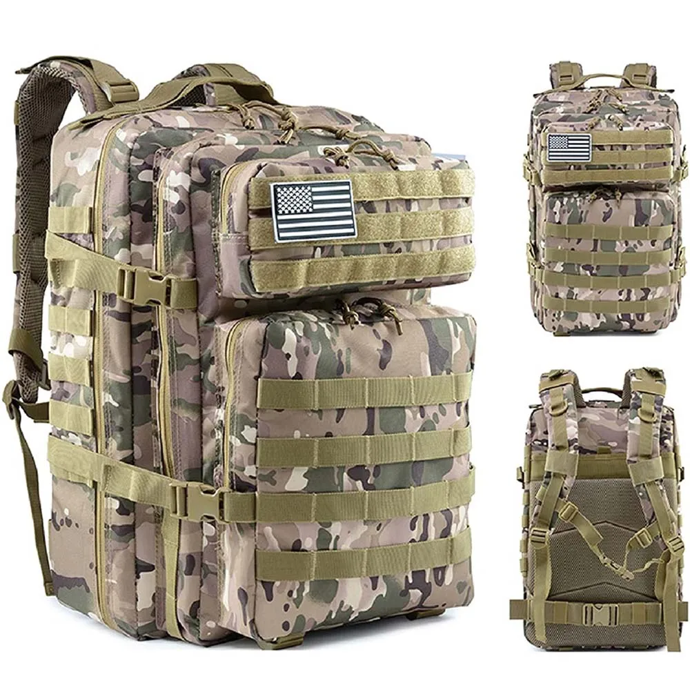 FREE SAMPLE Practical Assault Kit Men's and Women's Backpacks 45L Practical Backpack Large Backpack