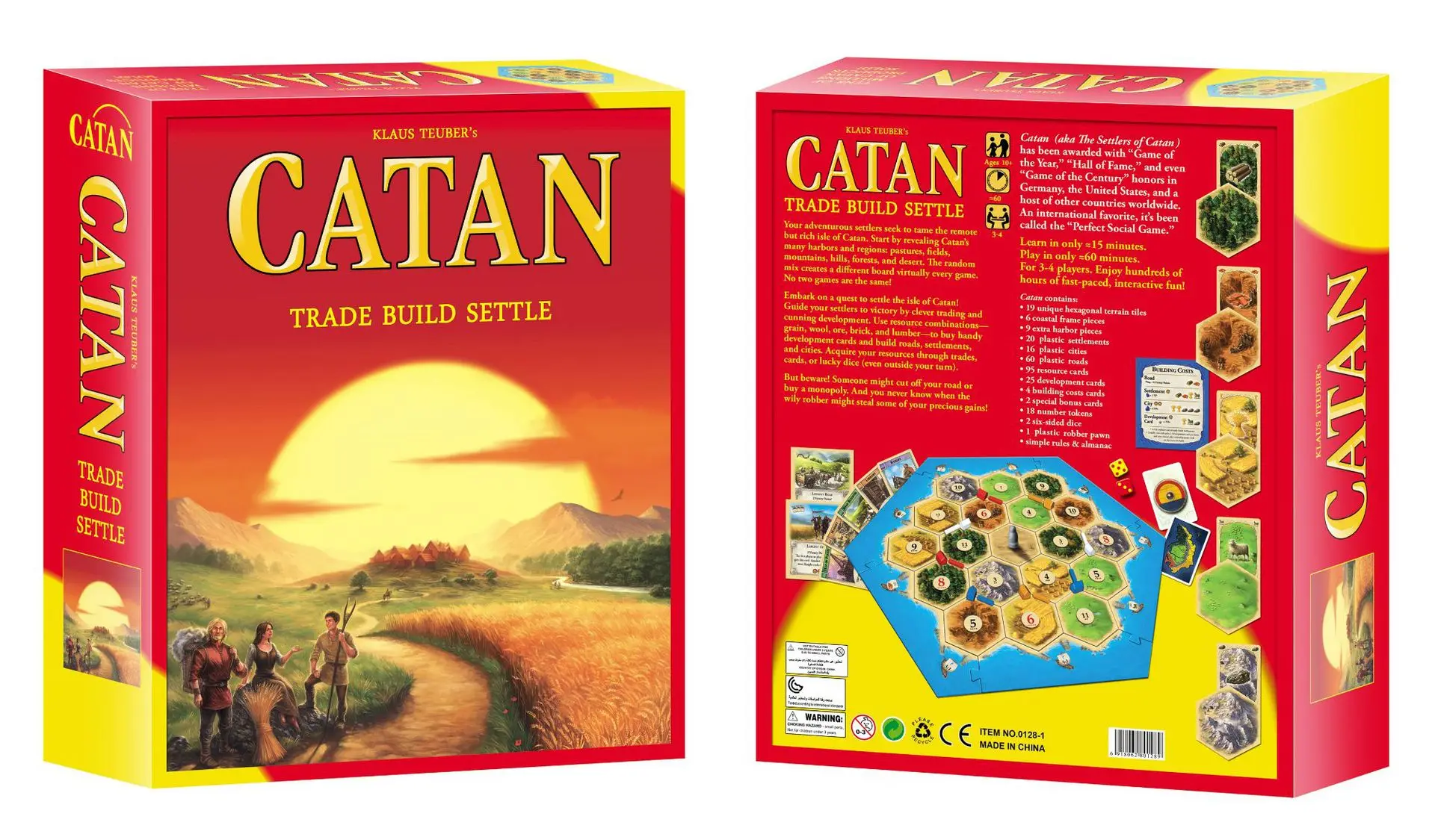 Catan Island Board Games Cards Adult Children Puzzle Leisure Toys Games 