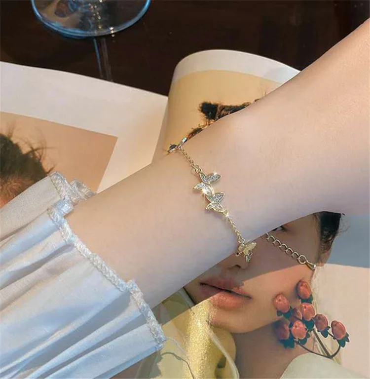 hot diamonds butterfly bracelet