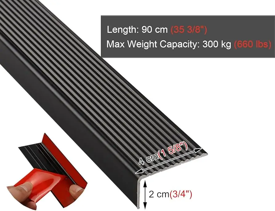 Wholesale L-Shape PVC Industrial Edge Protector Tape for Concrete Stairs - Waterproof & Abrasion Resistant