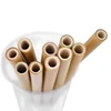 Yellow bamboo straw