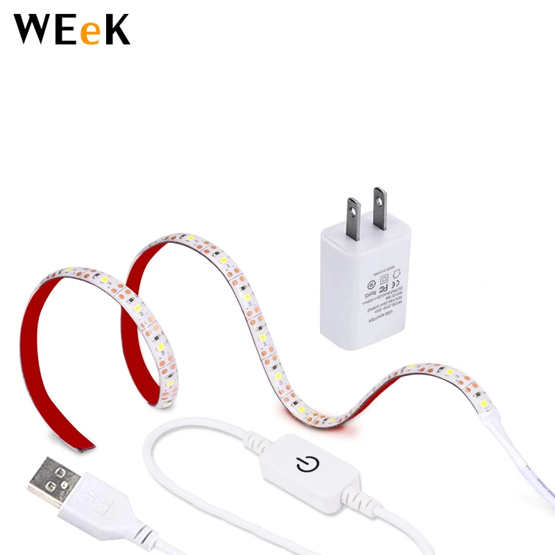 Fits All Sewing Machines Sewing Machine LED Light Strip with Touch Dimmer USB Power Supply 5pcs Adhesive Clips 