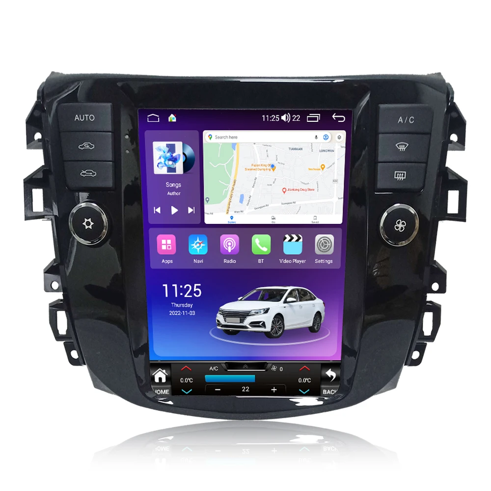 MEKEDE TS Series Android System Car DVD Player for Nissan Navara Terra NP300 2018-2020 Touch Screen Car Audio System