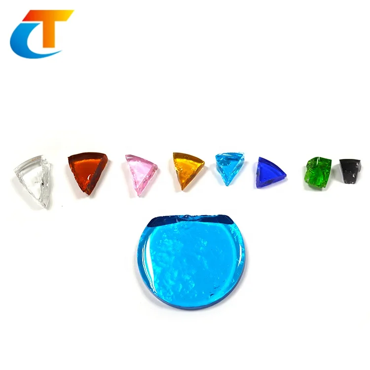 Factory Prices High Quality  Colorful Cast Glass Block