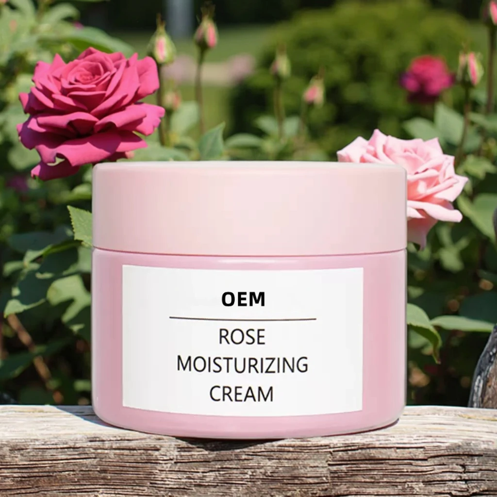 Rose & Hyaluronic Acid Facial Cream - Nourishing Moisturizer