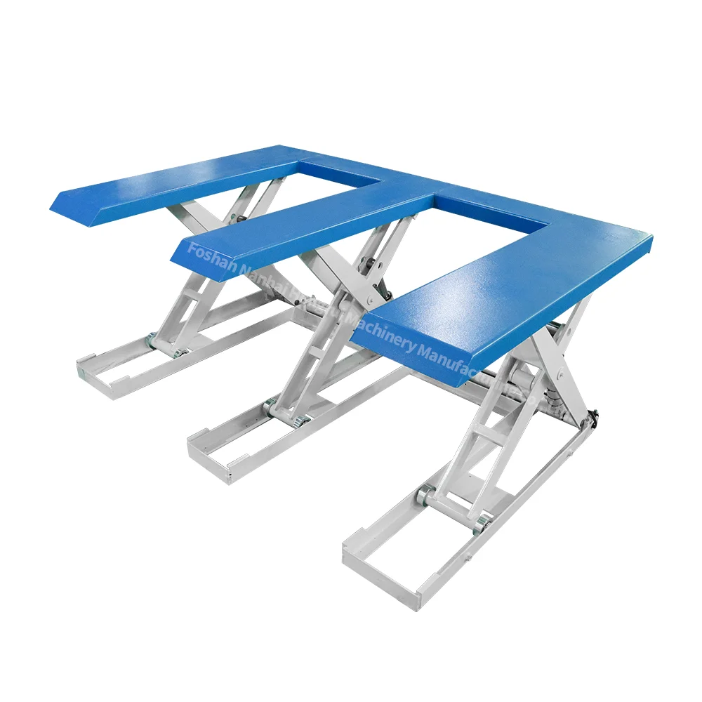 Foot Pedal Control with RollersHydraulic Lift Table Smooth Lifting  for Heavy Wood Panel Handling