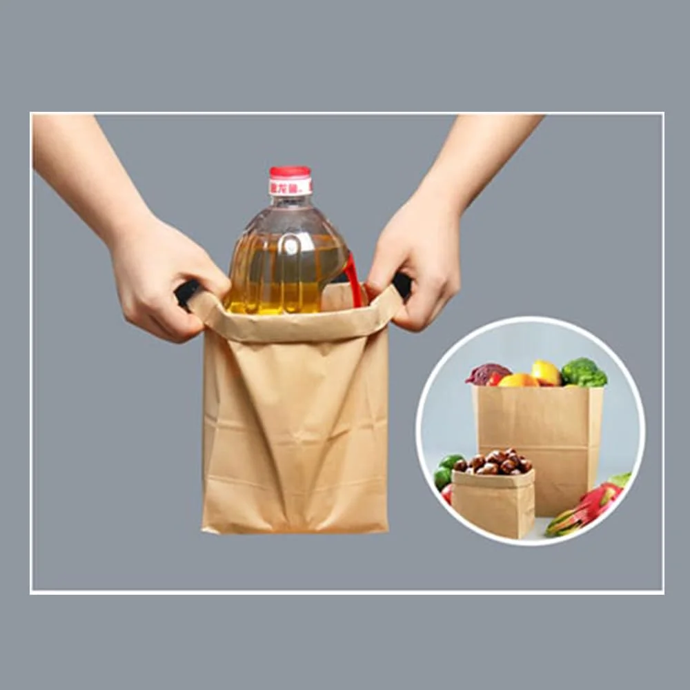 Полностью автоматическая машина для производства пакетиков из крафт-бумаги