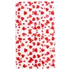 One extra-large red heart-shaped bag
