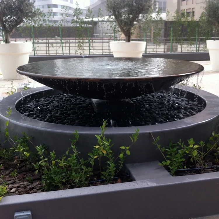 Modern Outdoor Cheap Metal Simple Fountain Bronze Bowl Water Fountain