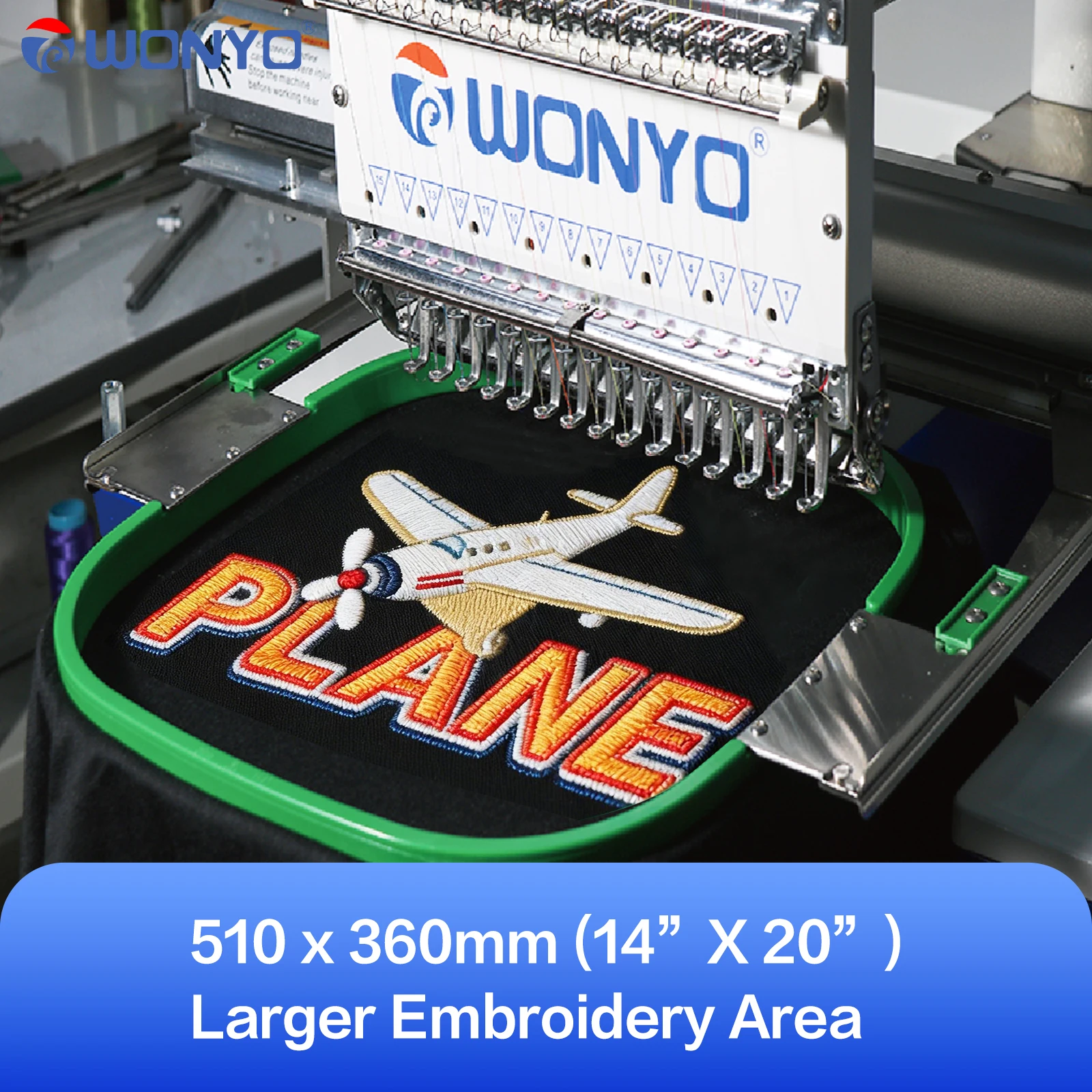 Yuemei a Single Head Embroidery Machine That Can Embroidery Hats and T Shirts