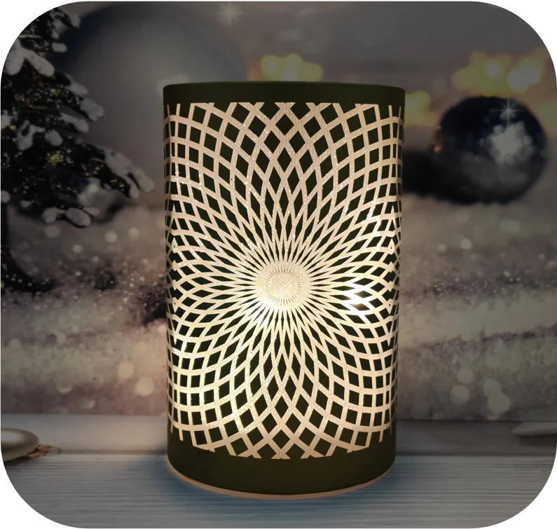 Guanmei home decoration 48 new designs glass candle holder clear glass vase with led lights supplier