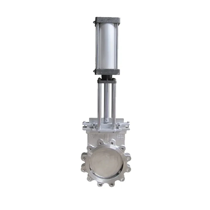 Flange Cast Iron Pneumatic Knife Gate Valve 8 inch Knife Gate Valve Stainless Steel Slurry Knife Gate Valve