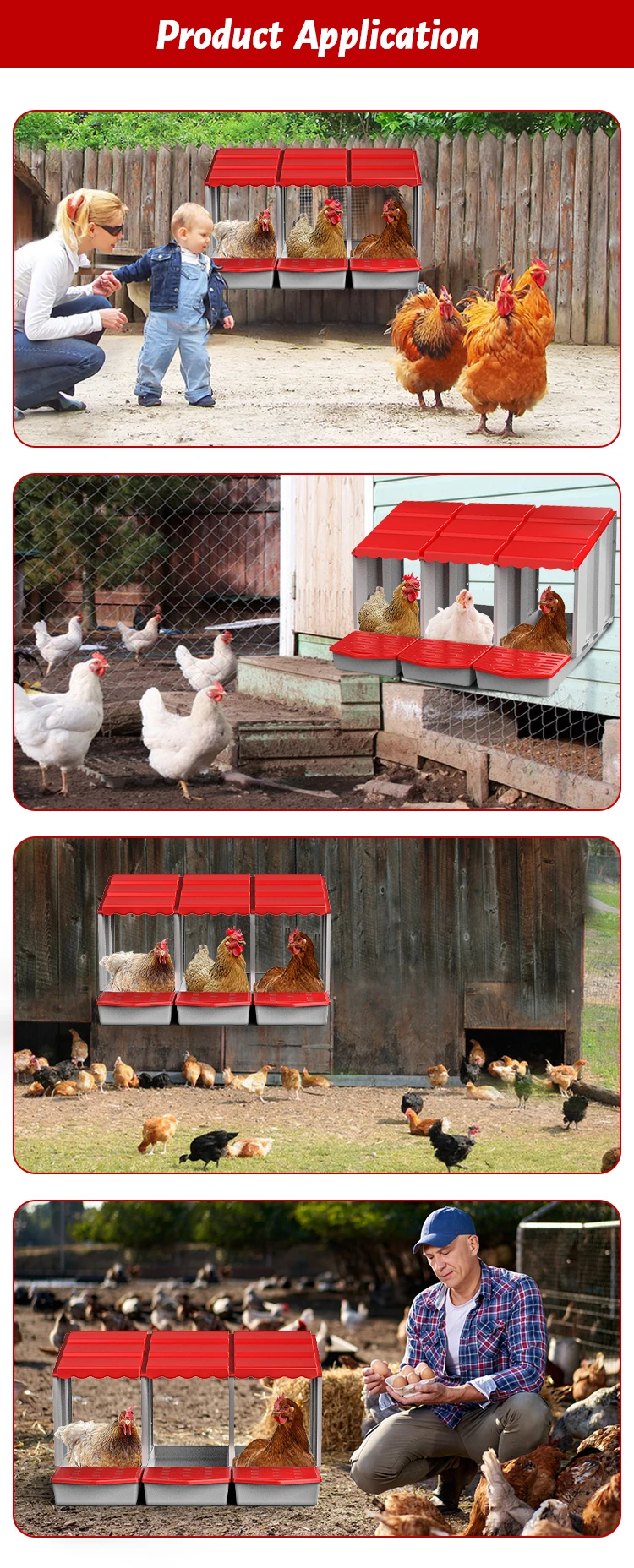 Easy To Clean Nesting Box For Chickens Easy Collection Chicken Nesting