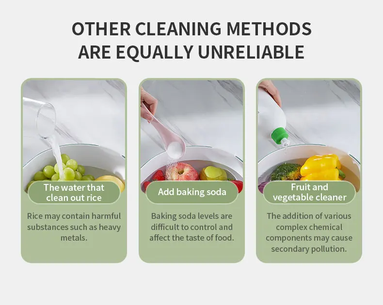 Гидроксиловый ионный бытовой ультразвуковой Дезинфектор для очистки овощей и