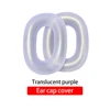 Funda para tapones de oído / Morado translúcido