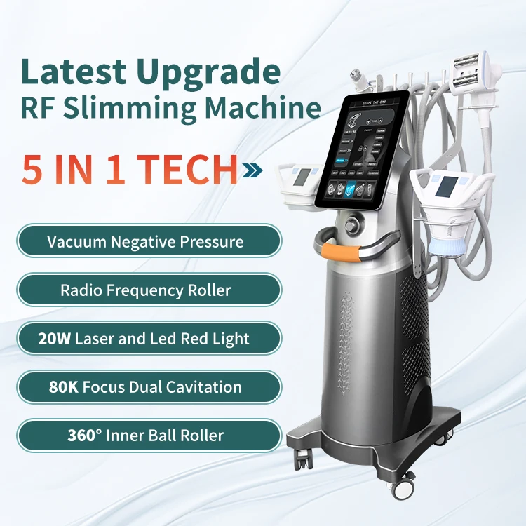 5 in 1 Endodermatology Liposuction Roller Cellulite Remodelling Body Contouring Shape Machine Velaroller Slimming Beauty Machine