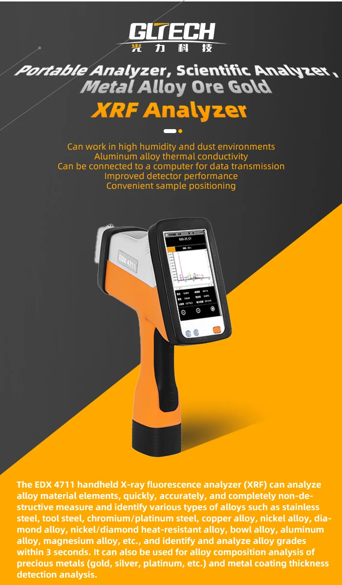 Gltech Spectrometer For Metal Analysis Spectrograph Analyzer