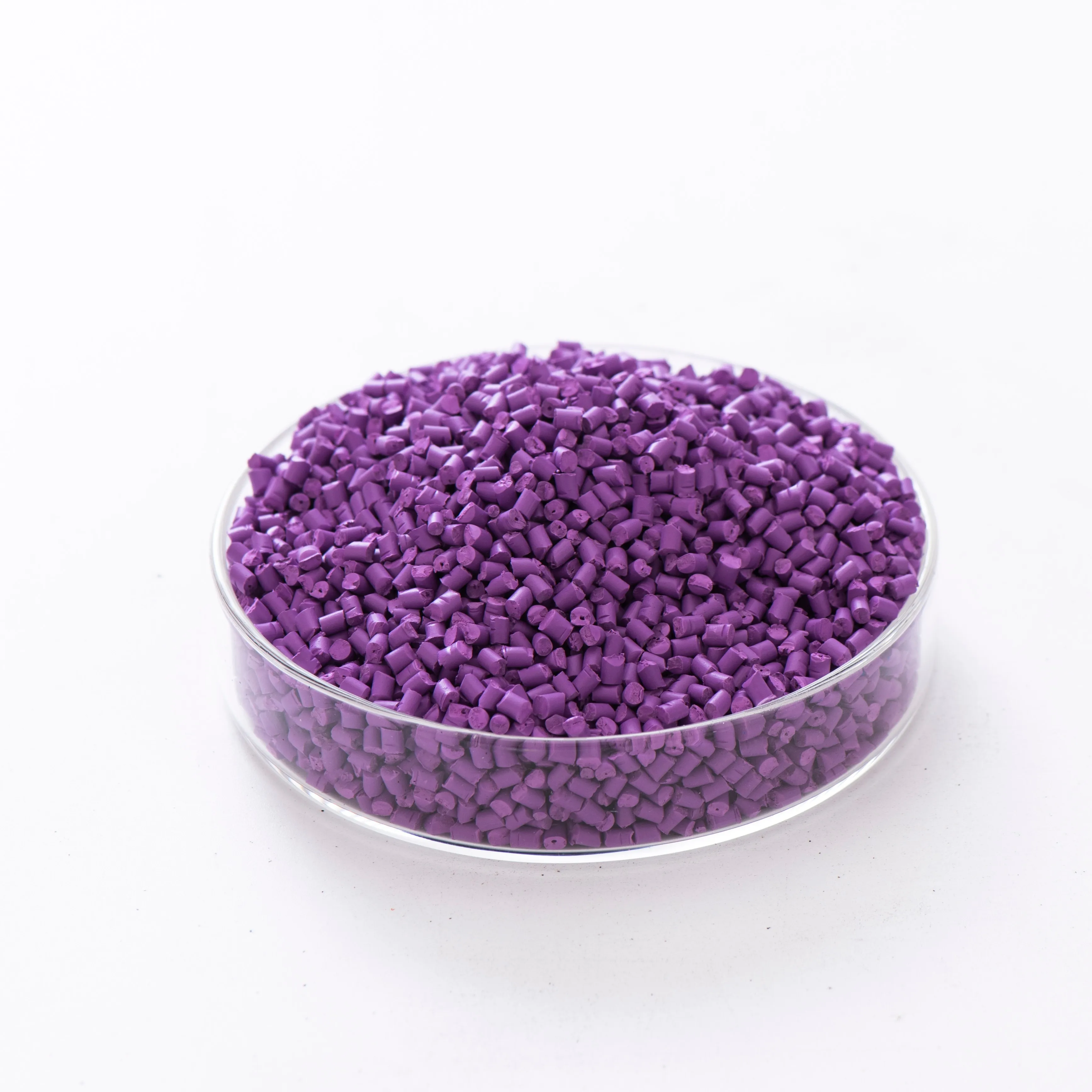 Lavander purpurli rangli Masterbatch LDPE\/ PP rangli Masterbatch plastik uchun